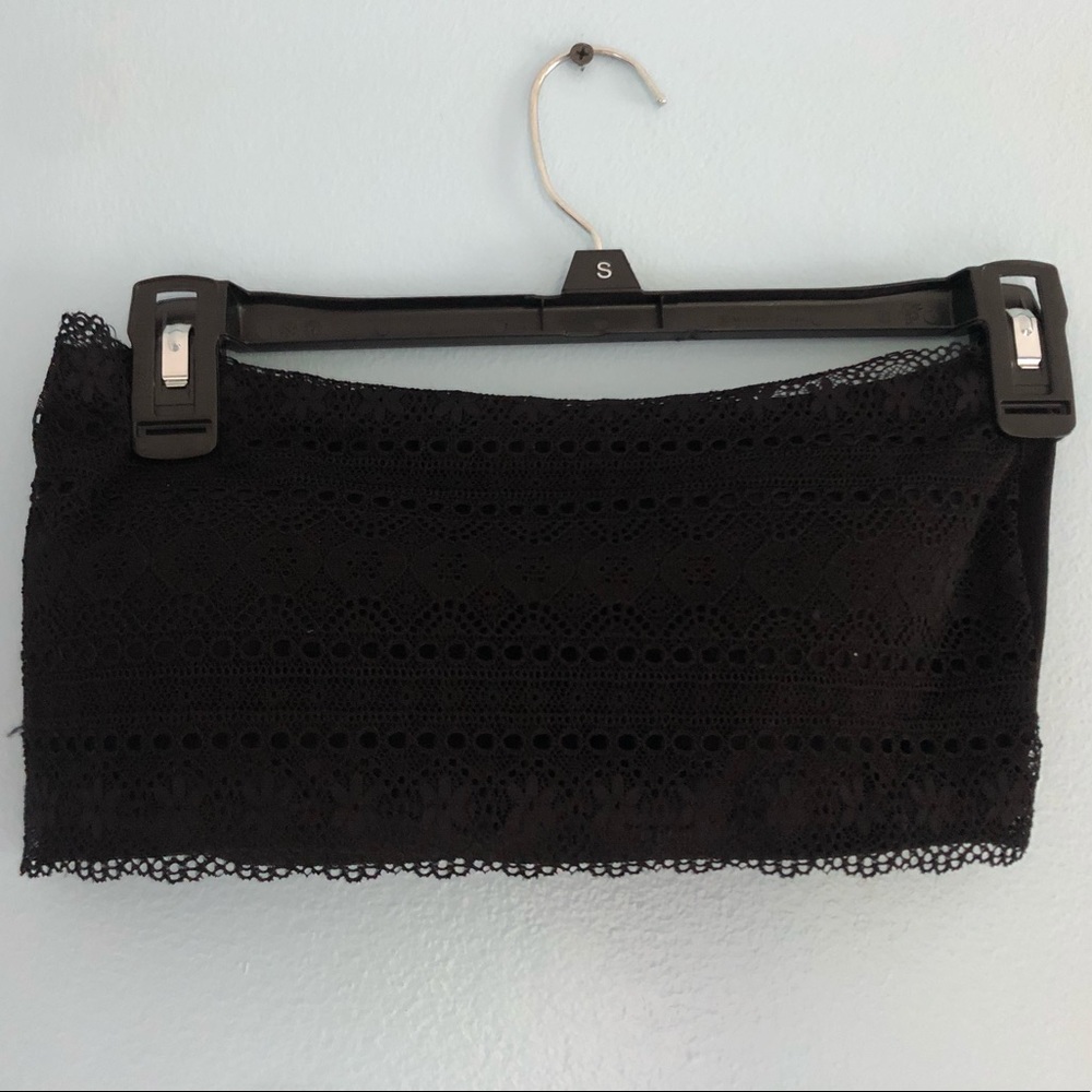 Black Bandeau Bra
